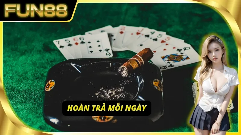 Chương trình Fun88 khuyến mãi hoàn trả