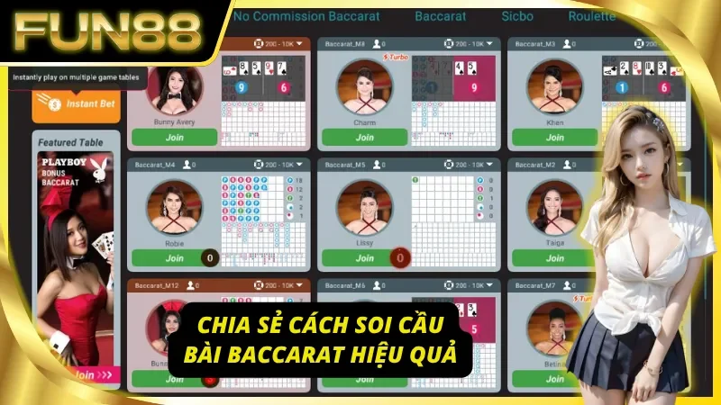 Hướng dẫn soi cầu Baccarat mang lại hiệu quả cao